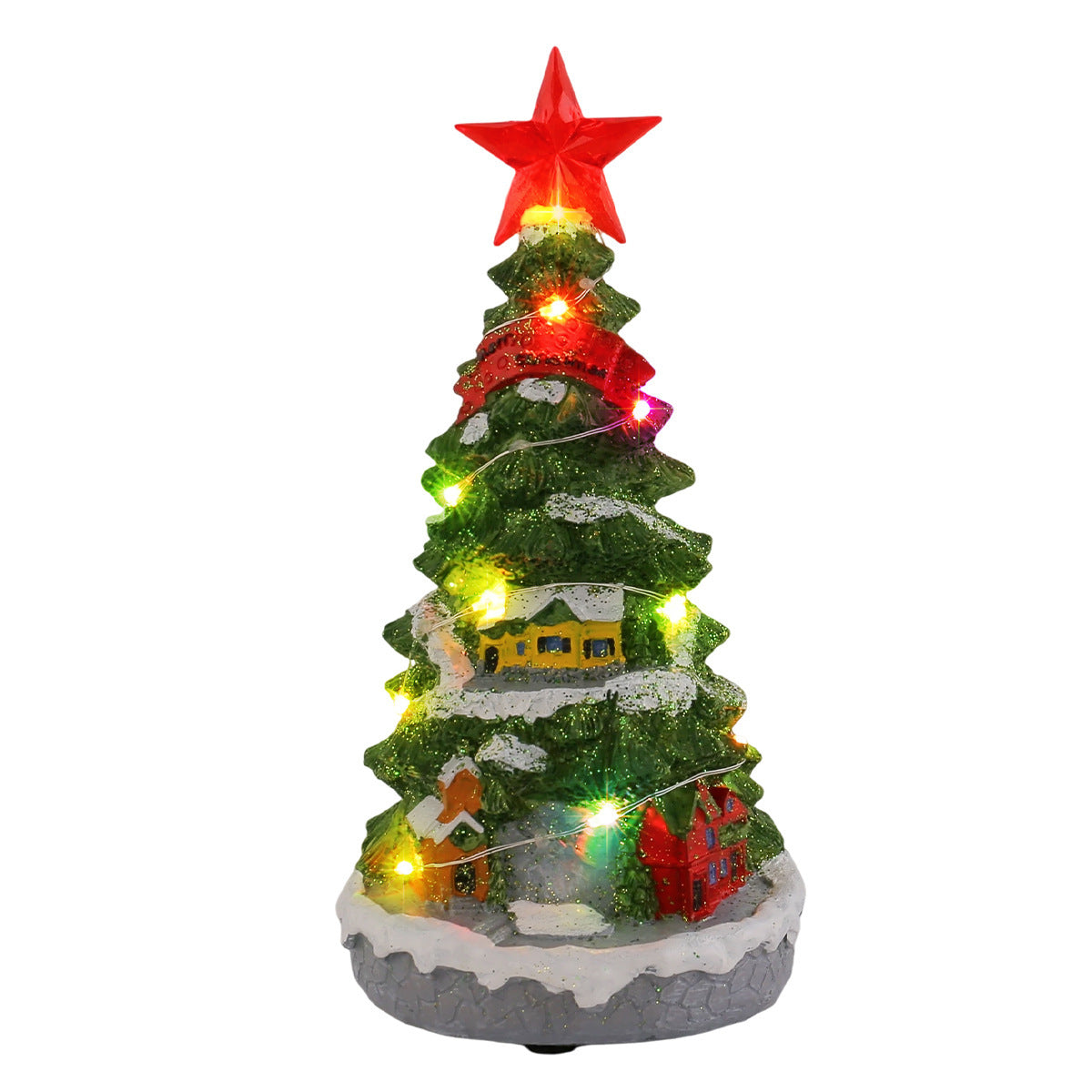 Christmas Tree Music Box Room Decor