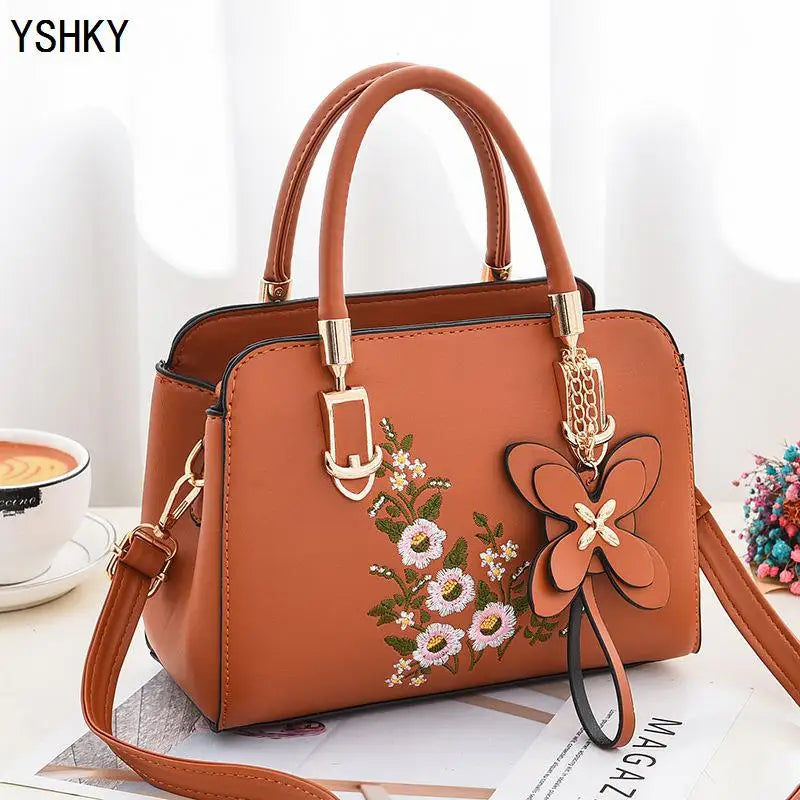 Women's Large-Capacity PU Shoulder Bag – Crossbody & Handbag
