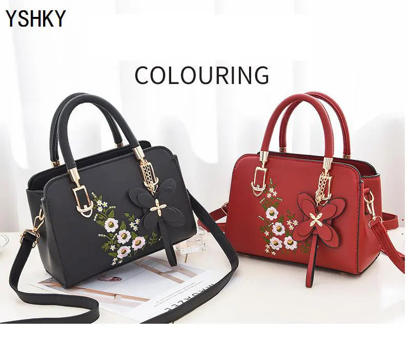 Women's Large-Capacity PU Shoulder Bag – Crossbody & Handbag
