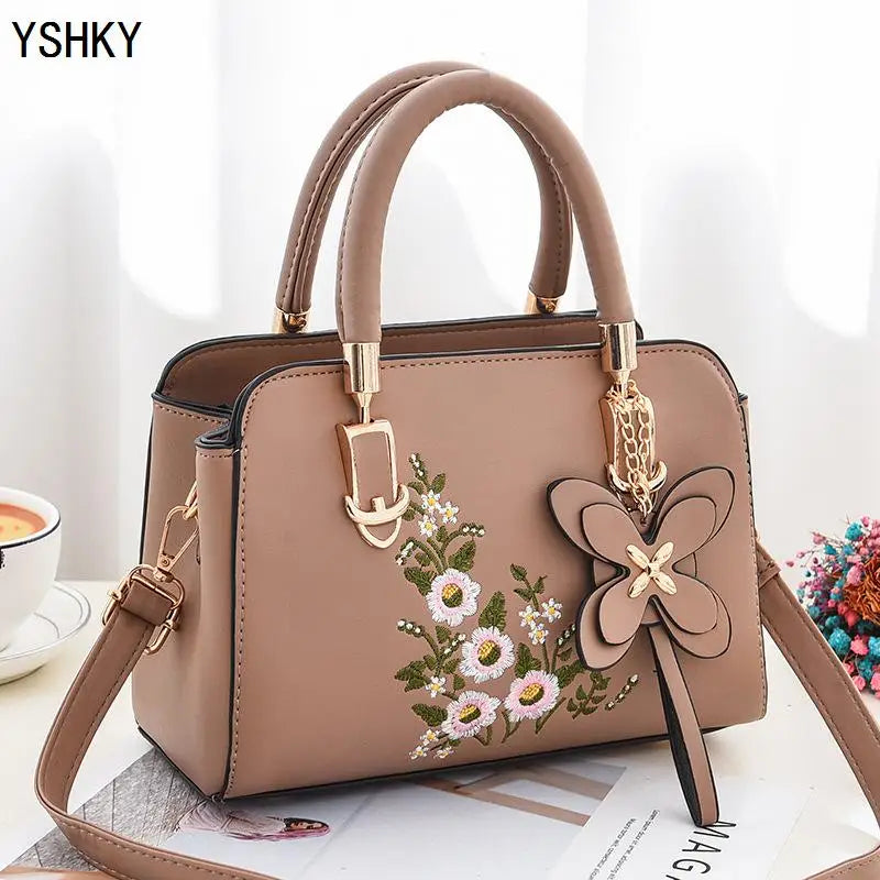 Women's Large-Capacity PU Shoulder Bag – Crossbody & Handbag