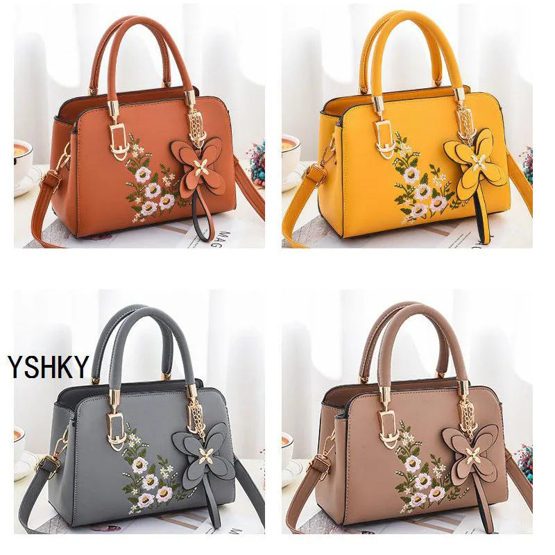 Women's Large-Capacity PU Shoulder Bag – Crossbody & Handbag