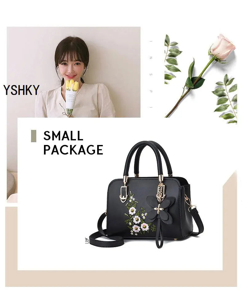 Women's Large-Capacity PU Shoulder Bag – Crossbody & Handbag