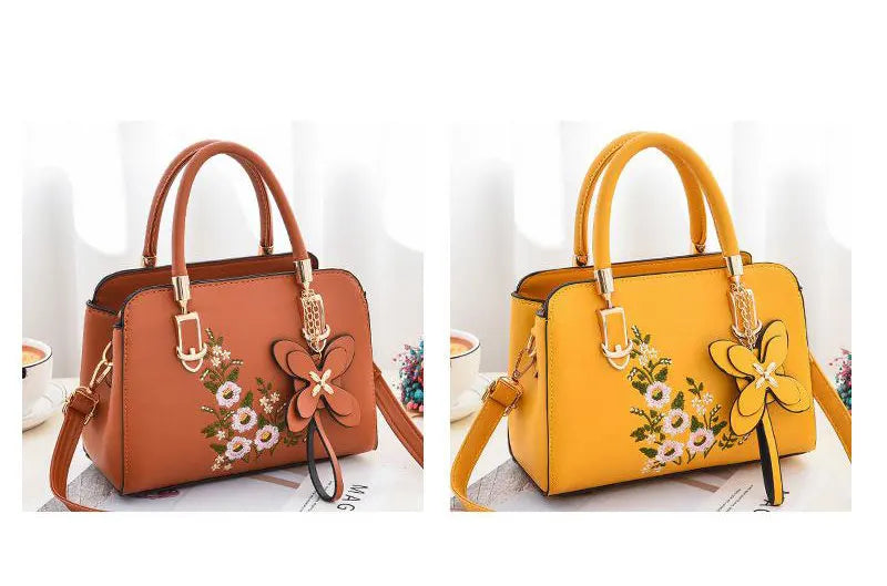 Women's Large-Capacity PU Shoulder Bag – Crossbody & Handbag