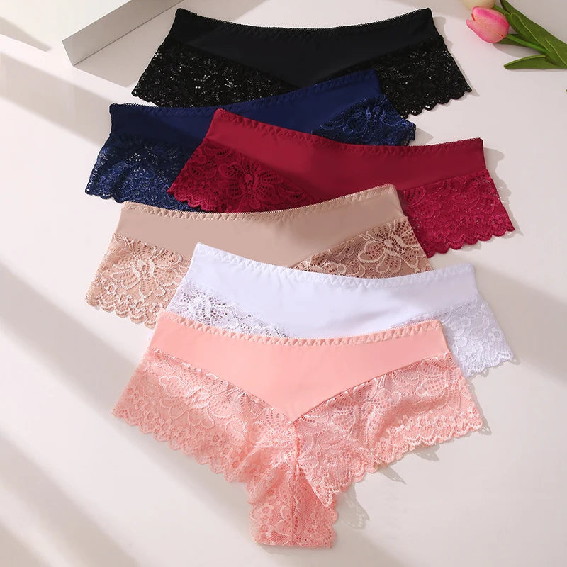 BZEL 3-Piece Lace Panties – Breathable & Comfortable Lingerie
