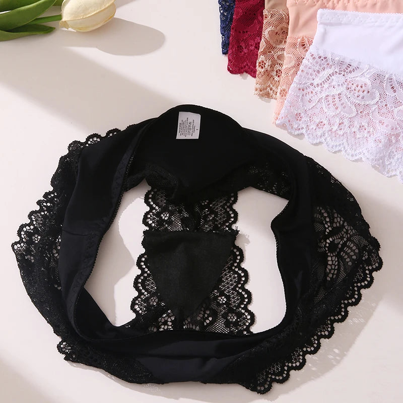 BZEL 3-Piece Lace Panties – Breathable & Comfortable Lingerie