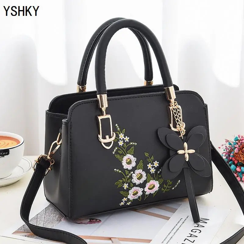 Women's Large-Capacity PU Shoulder Bag – Crossbody & Handbag