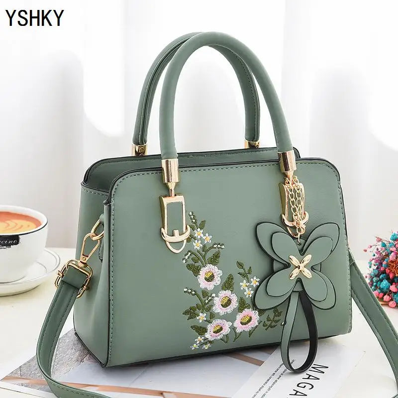 Women's Large-Capacity PU Shoulder Bag – Crossbody & Handbag