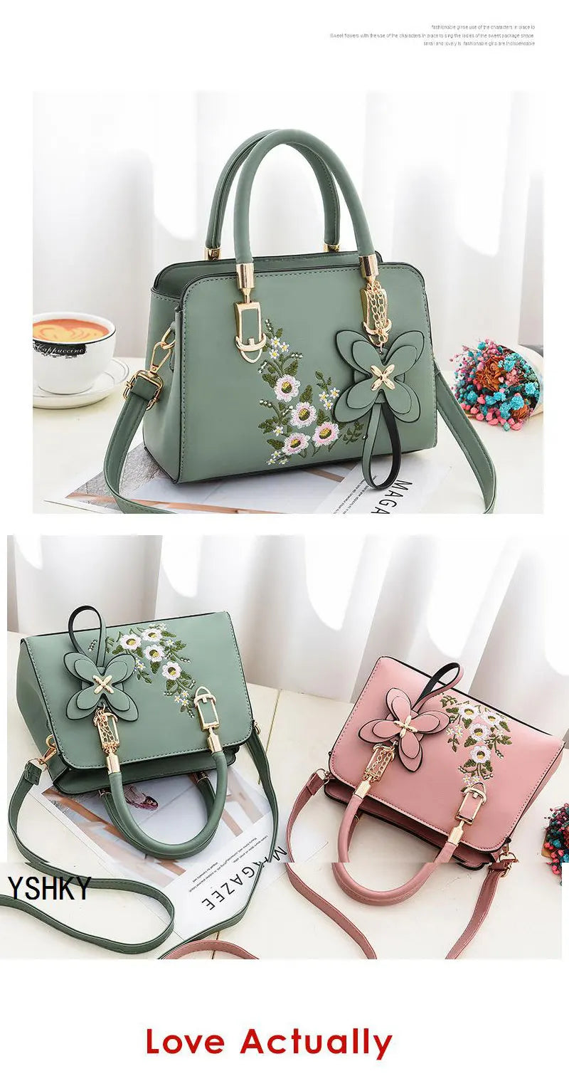 Women's Large-Capacity PU Shoulder Bag – Crossbody & Handbag