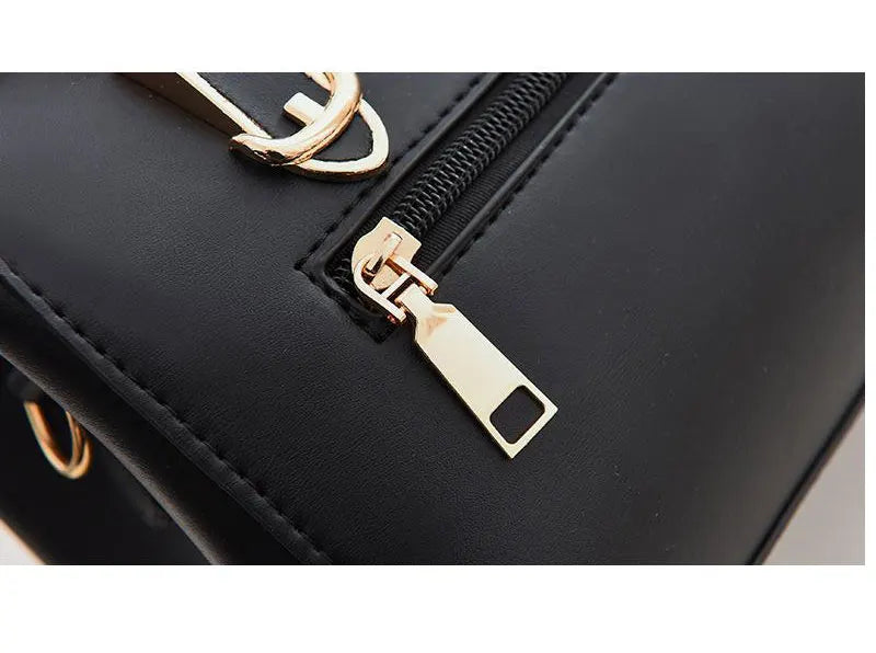 Women's Large-Capacity PU Shoulder Bag – Crossbody & Handbag
