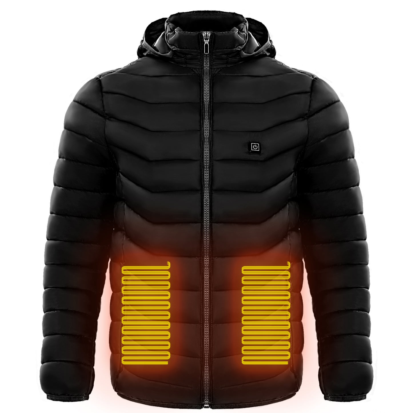 Men's Heated Puffer Jacket – Electric 9-Zone Insulated Windbreaker