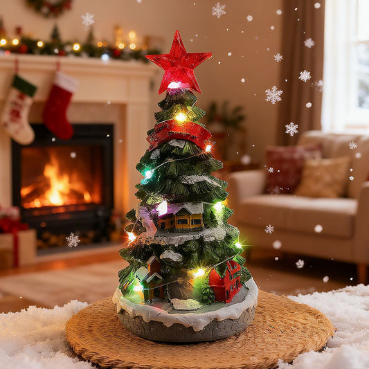 Christmas Tree Music Box Room Decor